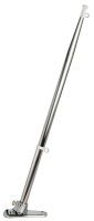 VA-Stahl Flaggenstock 14 x 400mm Halter ABS verchromt