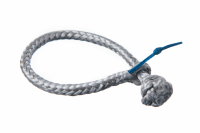 Tauwerkschäkel aus Dyneema, 3 mm, silber - Bruchlast...