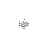 JI179370001P - JABSCO Impeller-Kit Neopren/Ms 65mm, 10 Flügel z.B. für Yanmar 4LH,4BY,6BY