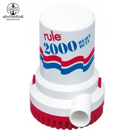 JPR12 - RULE Bilgepumpe 2000 24V 120L/min, für Schlauch 28mm