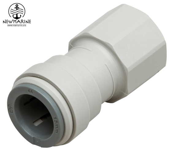 JG1532W-2SB - JOHN GUEST Speedfit 15 Adapter mit Innengew. 1/2" weiß 2St. SB-Pack