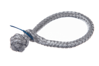 Tauwerkschäkel aus Dyneema, 5 mm, silber - Bruchlast mehr als 2000kg