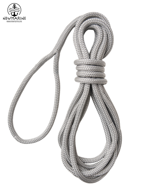 GLEISTEIN GeoPack DockLine PES 16mm 10m silbergrau