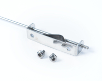 Verklicker mit Seitenhalter, Tuch u. Gegengewicht, 100mm, orange