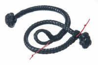 Tauwerkschäkel aus Dyneema, 5 mm, schwarz - Bruchlast mehr als 2000kg