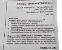 Segel-Trimmstreifen für Großsegel 6 Stück