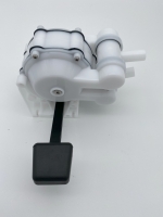 Fußpumpe für Spülbecken mit doppelter Wirkungsweise