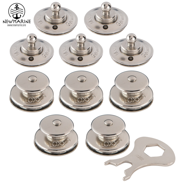 LOXX® Set 5 Stk. Obert.+ Stoffschrauben + Schlüssel